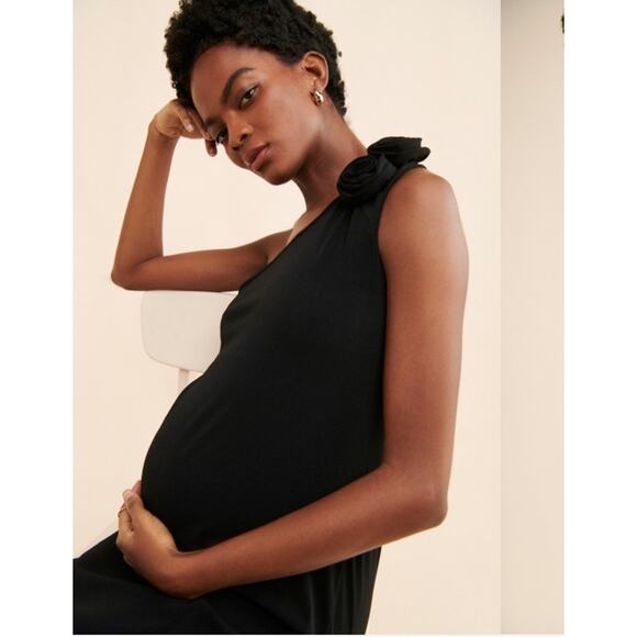 Pietro Brunelli Maternity One Shoulder Dress 'Eva' - Picture 2 of 9